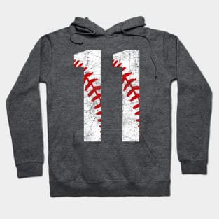 Vintage #11 Baseball Laces Baseball Mom Jersey Love Baseball T-shirt Hoodie